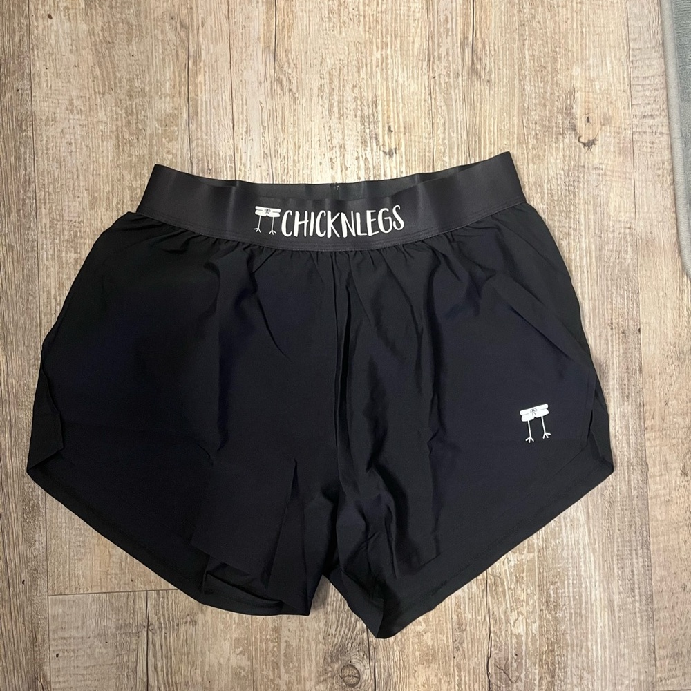 Women's Black Running Shorts Chicknlegs
